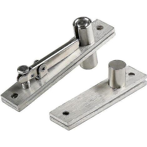 Charnières pivotantes en acier inoxydable pour portes en bois, robustes, axe à 360° (1/3)