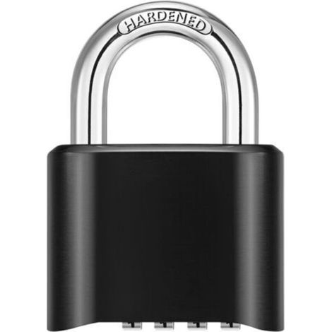 Cadenas à combinaison extérieur, conception à combinaison cachée, cadenas à combinaison réinitialisable résistant aux intempéries, haute sécurité, adapté aux clôtures de hangar, aux casiers
