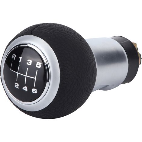 Rotule de levier de vitesses pour boîte manuelle 6 rapports (argentée) compatible avec Audi A4 S4 B8 8K A5 8T Q5 8R 2007-2015 (1/5)