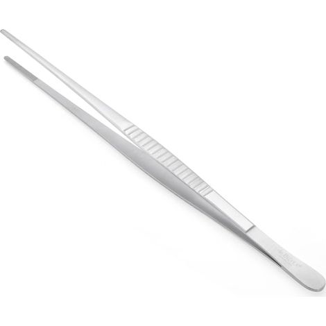 1 Pince De Présentation Inox Longueur 30 Cm Pour Dressage Plats Cuisine Pro (1/5)