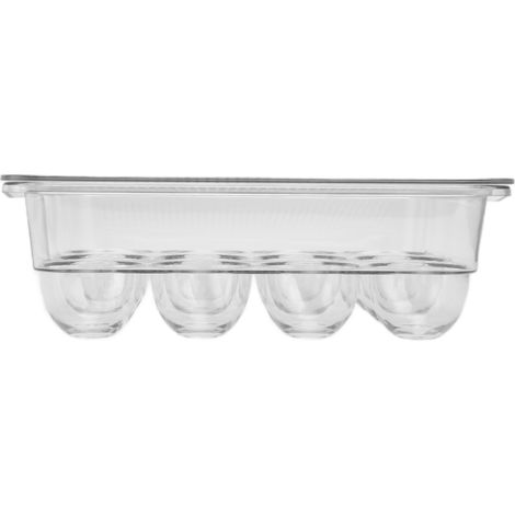 Plateaux à œufs empilables en plastique pour réfrigérateur, avec couvercle, pour cuisine et restaurant. (1/5)