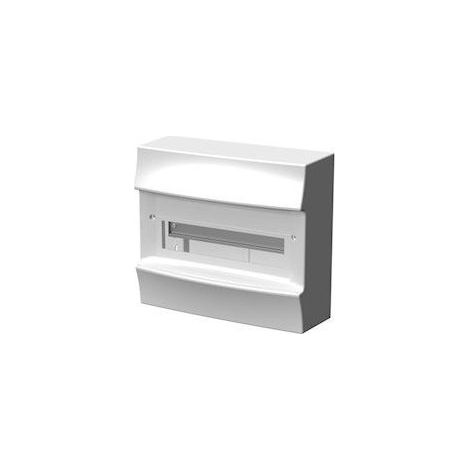 ABB – Coffret électrique nu saillie 1 rangée 12 modules – IP41 – Dimensions 297x262x119mm – Plastique blanc – F712406 (1/2)