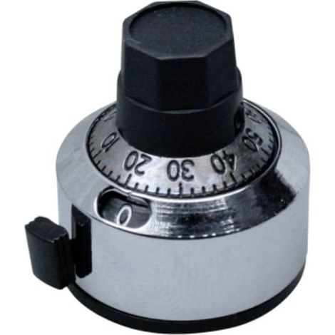 Bourns H-23-6A Manopola di regolazione Nero (Ø x A) 22.2 mm x 21.3 mm 1 pz.