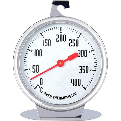 Oven thermometer, kitchen thermometer, stainless steel oven thermometer, cooking thermometer, thermometer, thermometer, thermometer, wood stove thermometer, 400-degree oven thermometer (1/5)