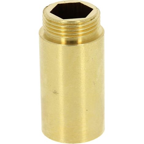 Allonge laiton 50mm avec portée de joint Mâle Femelle 3/4