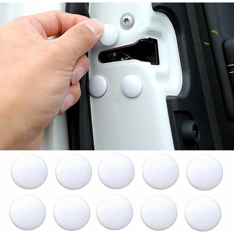 Lot de 12 capuchons de protection pour vis de porte de voiture en ABS blancs, caches-vis décoratifs et protecteurs, accessoires de finition pour automobile (1/5)