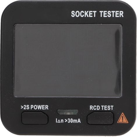Détecteur de prise et de fiche UE avec affichage numérique de la tension, matériau durable, multifonctionnel et largement applicable (0,1-250 V). (1/5)