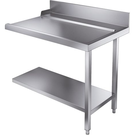 Table de Sortie avec Etagère 1100 Droite Pour7280.0045-0046 - Combisteel