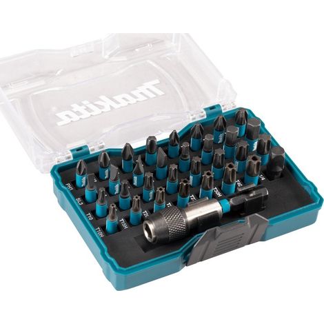 Set punte cacciavite Makita e-22919 acciaio S2 32 pezzi (1/3)