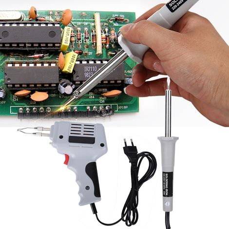 Fer à souder électrique, pistolet à étamer rapide, outil de soudage industriel et domestique, prise UE 220 V (1/5)