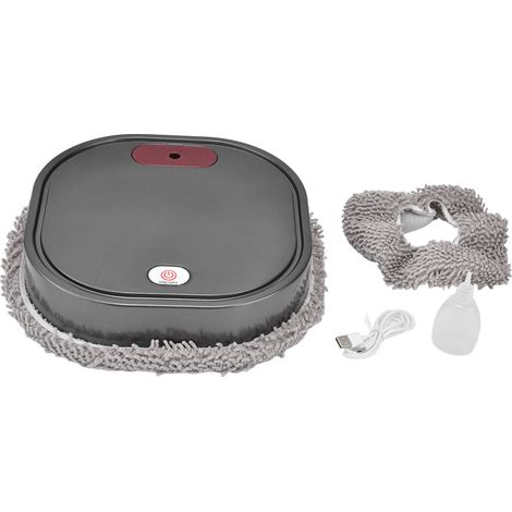 Ortviai Robot Aspirateur Balai Laveur 2-en-1 Intelligent avec Pulvérisation et Charge USB, Batterie Intégrée 1500 mAh