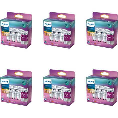 Philips Pacchetto vantaggio GU10 SceneSwitch Faretto LED 50W Dimmerabile Luce Bianco calda - 18 pezzi (1/3)