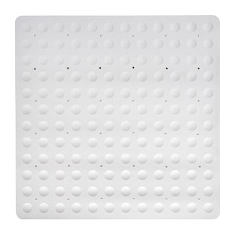 Showerdrape Orbit White Anti-Slip 55 x 55cm Shower Mat