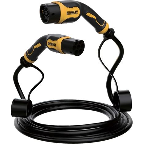 Prolunga cavo Ricarica Auto Elettrica Tipo 2 Tipo 2 11kW 16A 5 Metri DeWalt DW73723