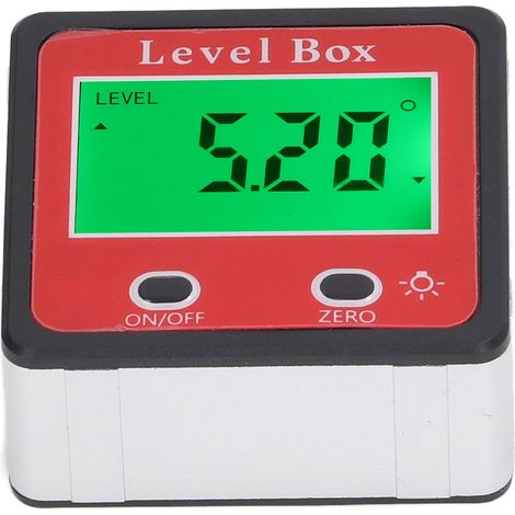 Niveau numérique avec écran LCD, instrument de mesure d'angle de haute précision, outil de mesure de pièces. (1/5)