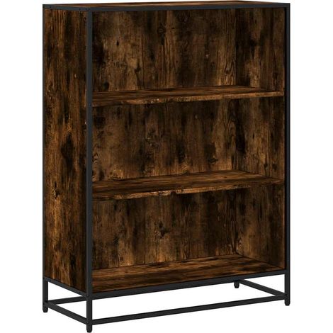 Maison Exclusive - Libreria Rovere Fumo 80,5x35x107,5 cm in Legno Multistrato