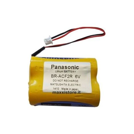 Panasonic Batteria per TELEPASS BR-ACF2R 6V Litio = Sanyo 2CR17450-R 2200 mAh