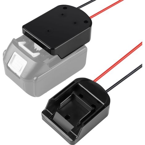 Accesorio para conector de alimentación de base, amplia aplicación, núcleo de cable de cobre 14 AWG, convertidor de batería ABS de 14,4-60 V, 10 A para bricolaje (Makita DIY)