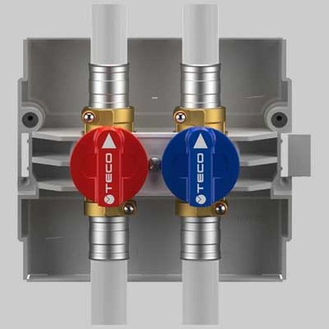 Vanne d'arrêt pour systèmes sanitaires K4.0 Teco Eurocone 3/4"