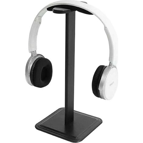Support pour casque audio noir (1/5)