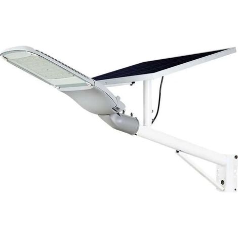 V-TAC PRO VT-ST303 Armatura Stradale Professionale Chip Samsung con Pannello Solare 50W Colore Bianco 6000K IP65 SKU 20341 (1/5)