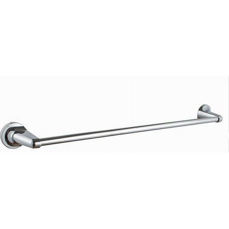 TRADE SHOP - Porta Asciugamano Portasciugamani Cromato 60 Cm Maniglione A Parete Bagno 79813 - (1/5)