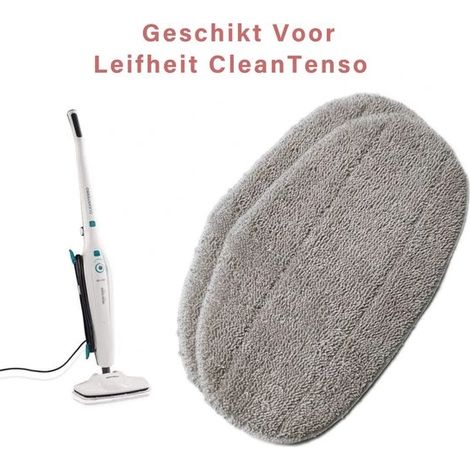 Lot de 5 chiffons de rechange en microfibre compatibles avec le balai vapeur Leifheit CleanTenso lingettes lavables pour nettoyage efficace des sols et surfaces de la maison (1/3)