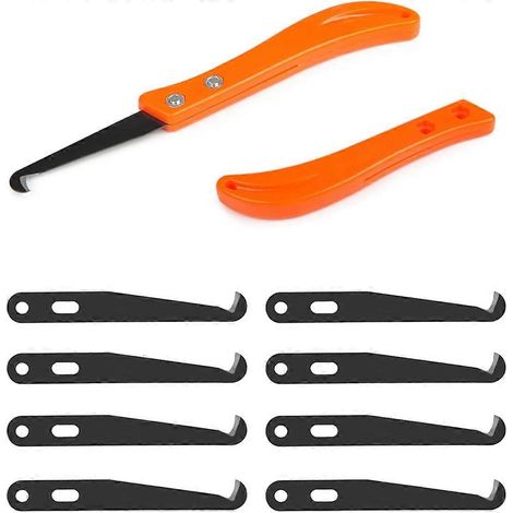 2 couteaux de nettoyage pour joints de calfeutrage + 10 lames de rechange - Rénovation des joints de carrelage mural (1/5)