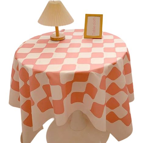 1 Nappe à carreaux, design tendance, matière résistante, facile d'entretien, pour dortoir étudiant (1/5)