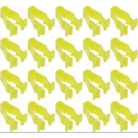 Voiture Passage de Roue Surround Garniture Moulures Clips Tableau de Bord Panneau Latéral Audio Rivet 90601SMG003 Jaune en Plastique Compatible avec Civic/CRV/HRV (1/5)