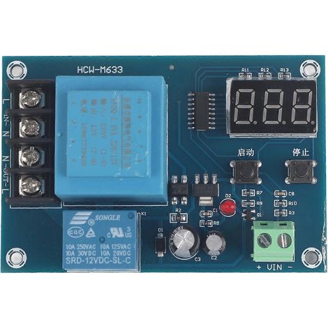 220V Blei-Säure-Lithium-Speicherbatterie-Ladereglermodul mit Schalter und Schutzplatine