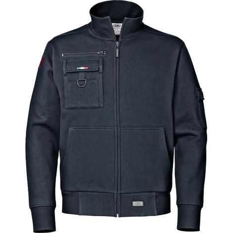 SIR SAFETY SYSTEM PANAMA Sweat-shirt de travail multipoches bleu marine Taille XXL