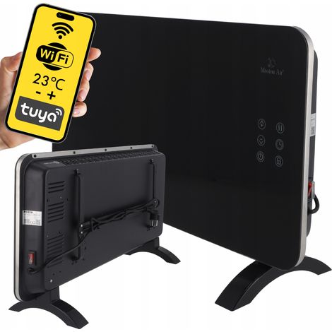 Calefactor convector WiFi PORTO 1500W Negro (1/5)