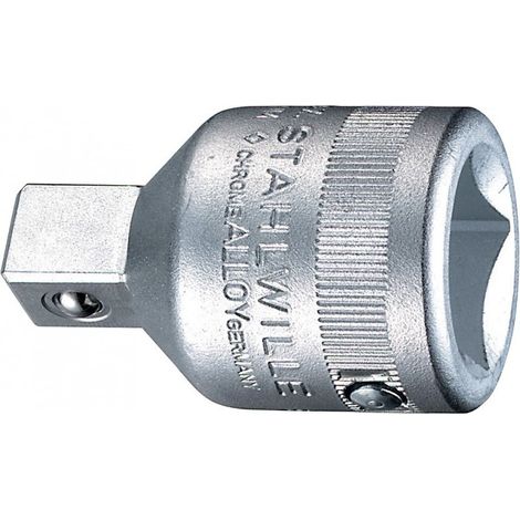 Stahlwille  Reductor  568  Cuadrado  de  entrada  3/4″  Cuadrado  de  salida  1/2″  Longitud  55  mm  -  15030003