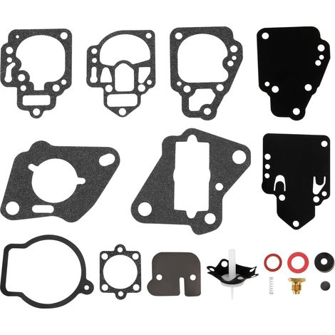 carburetor gasket kit 8-25 hp replacement part 1395-9761-1 1395-811357 1395-9645 carburetor repair kit compatible with Mercury carburetor (1/5)