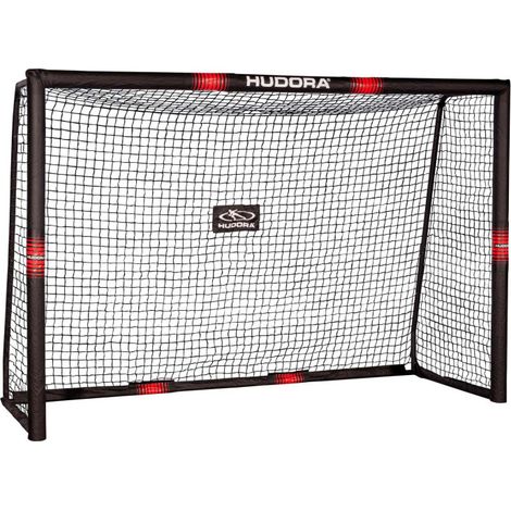 Hudora Pro Tect 240 But de Football Noir Rouge Néon (1/2)