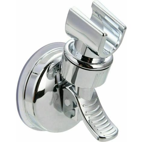 Soporte para cabezal de ducha con ventosa - No requiere perforación - Soporte ajustable para cabezal de ducha - Ventosa para baño con rotación de 360° - Soporte para duchas de mano