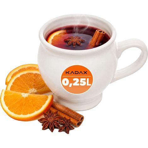 Steingutbecher, 250ml Fassungsvermögen, Lebensmittelsicherheitszertifizierung, Braun (1/5)