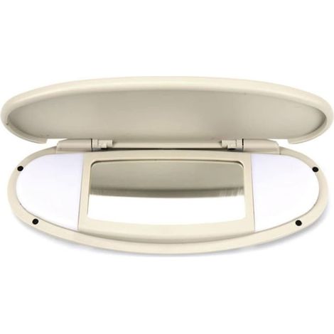 Miroir de Maquillage de Voiture, Pare-Soleil Miroir de courtoisie Couverture Pare-Soleil Miroir Couverture Remplacement Compatible avec BMW Mini R55 R56 R60 2007-2014 (1/4)