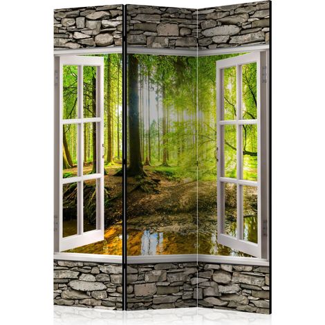 Paravento - Morning Forest [Room Dividers] - 135x172 (1/4)