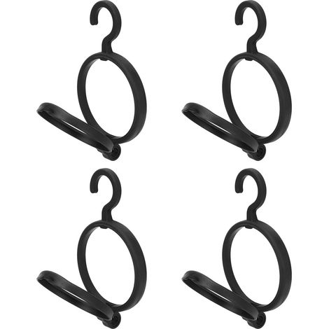Lot de 4 Cintes pou Peuques, Suppots de angement Potables Nois pou Peuques, Pésentois à Suspende pou Peuques Pliables Duables, Outil de Suppot D'affichage de Peuque Pliable Multip (1/3)