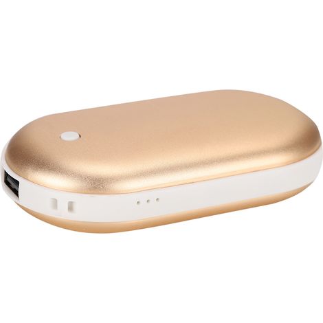 Mini chargeur portable multifonction innovant haute capacité à charge rapide, anti-explosion, chauffe-mains USB (Champagne) (1/5)