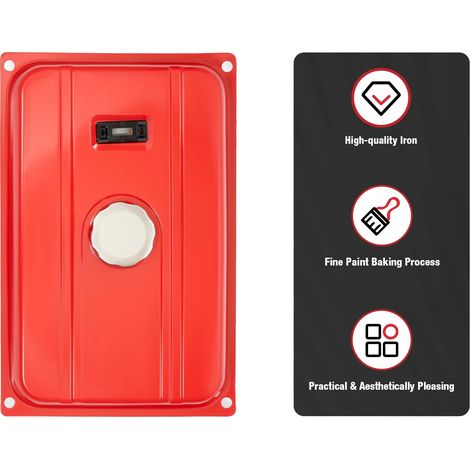 Depósito de gas para generador, capacidad de 5 galones, dimensiones 54,8 cm x 36 cm x 10 cm, material de hierro, compatible con motores monocilíndricos, peso bruto 2,8 kg. (1/5)