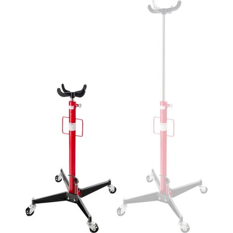 AREBOS Vertical Telescopic Car Transmission Jack 500Kg Hydraulic Motor Gearbox Lift 0.5