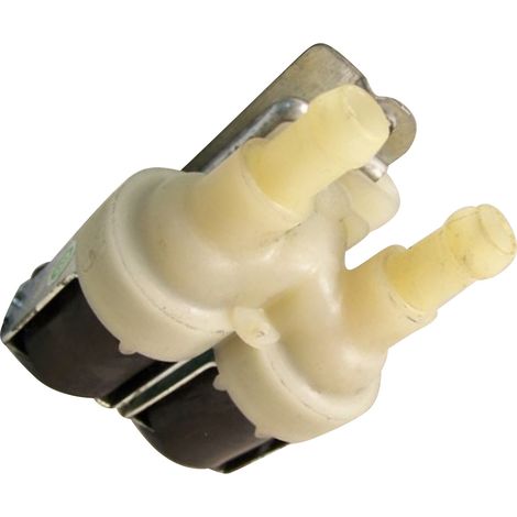Ersatzteil - 2-Wege-Elektroventil 90° 12mm -  - INDESIT, BRANDT, THOMSON, VEDETTE, HAIER, CANDY, ARISTON HOTPOINT, HOOVER, ROSIERES, SCHOLTES, THERMOR, SAUTER, WHIRLPOOL, DE DIETRICH, FAGOR, PROLINE, 