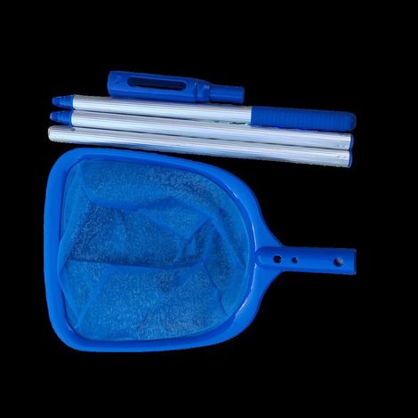 Kit de nettoyage de piscine avec filet à feuilles rétractable, ensemble d'outils de nettoyage de piscine B0312. (1/5)