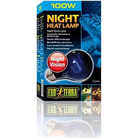 Lampada exo-terra night heat simulazione luna calore basso