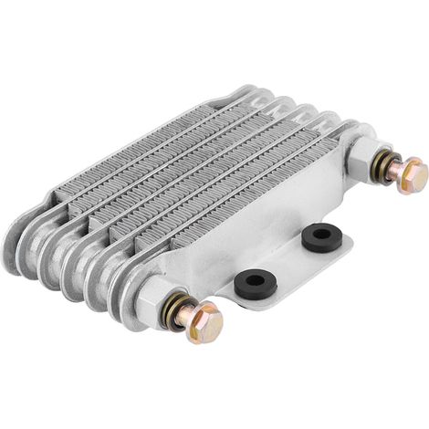 Kit refroidisseur d'huile moteur/radiateur de refroidissement d'huile pour CB CG 100-250 cm³, 85 ml, argent (1/5)