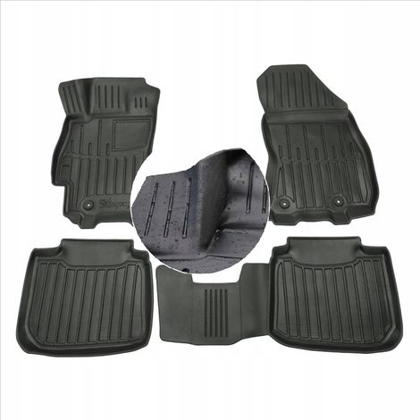 Tapis et essuie-glaces en caoutchouc SUBARU Outback 5 BS 2014-2020 UD channels (1/5)