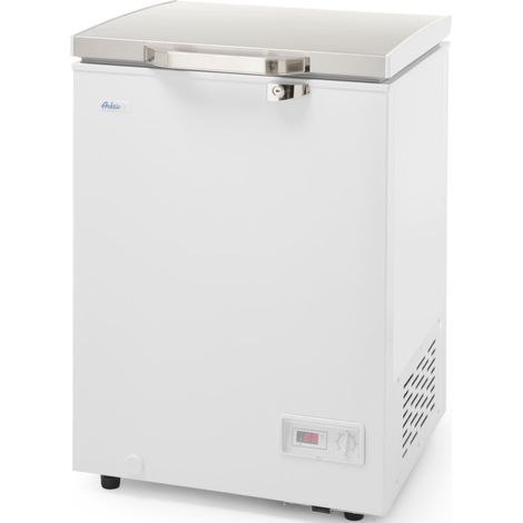 Abschließbare Gefriertruhe mit LED-Beleuchtung, 93 l, 105 W